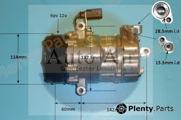 Auto Air Gloucester 14-1057P — Compressor, air conditioning