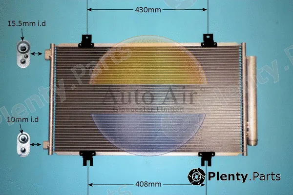 Auto Air Gloucester 16-1454 — Condenser, air conditioning