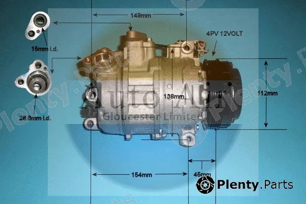 Auto Air Gloucester 14-9767P — Compressor, air conditioning