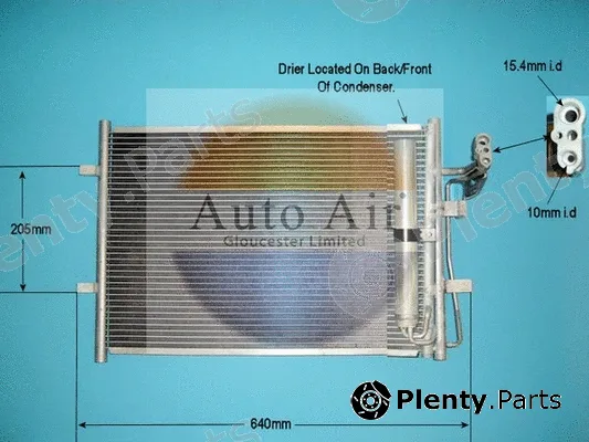 Auto Air Gloucester 16-6230 — Condenser, air conditioning
