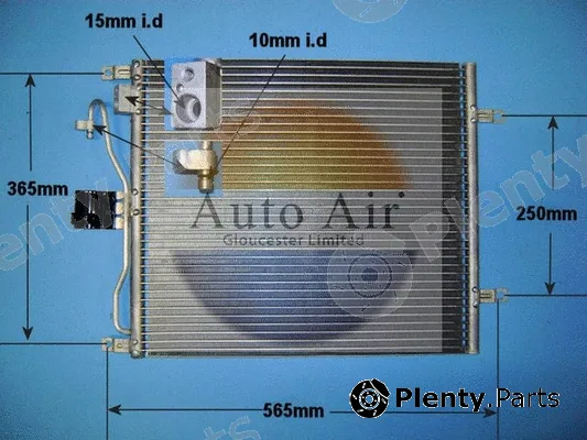 Auto Air Gloucester 16-1415 — Condenser, air conditioning