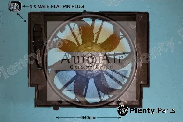 Auto Air Gloucester 05-1050 — Electric Motor, radiator fan