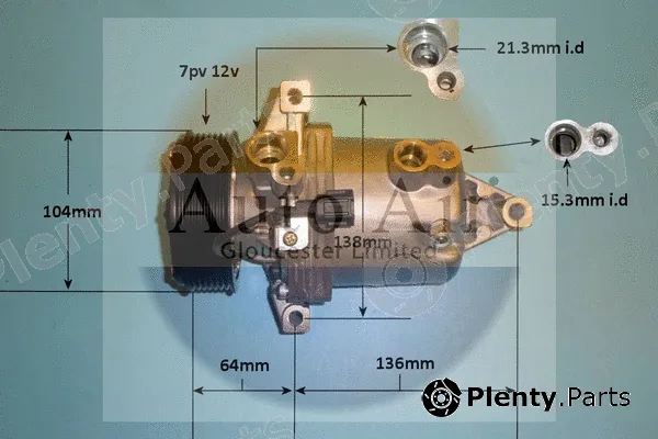 Auto Air Gloucester 14-2089P — Compressor, air conditioning