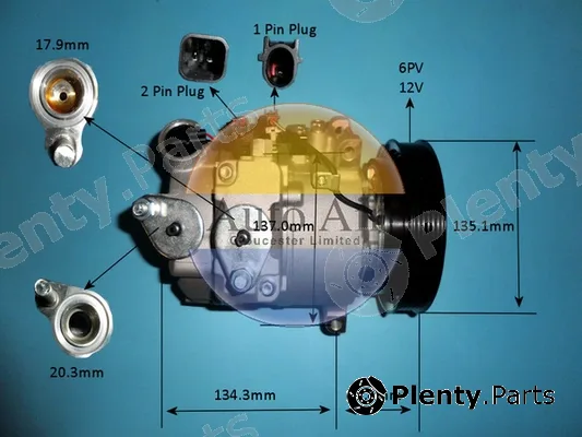 Auto Air Gloucester 14-9690P — Compressor, air conditioning
