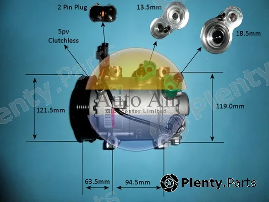 Auto Air Gloucester 14-1073 — Compressor, air conditioning