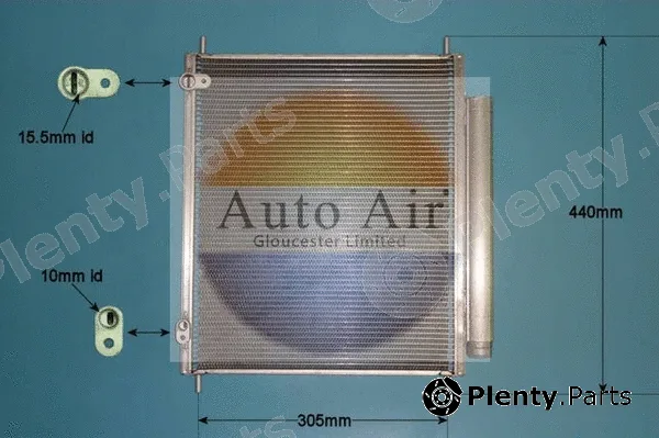 Auto Air Gloucester 16-9814 — Condenser, air conditioning