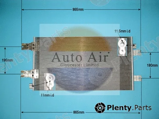 Auto Air Gloucester 16-1383 — Condenser, air conditioning