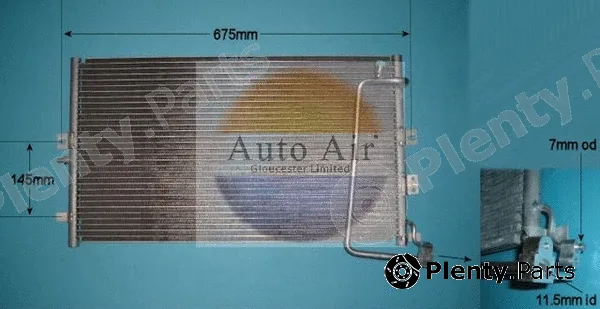 Auto Air Gloucester 16-6017 — Condenser, air conditioning