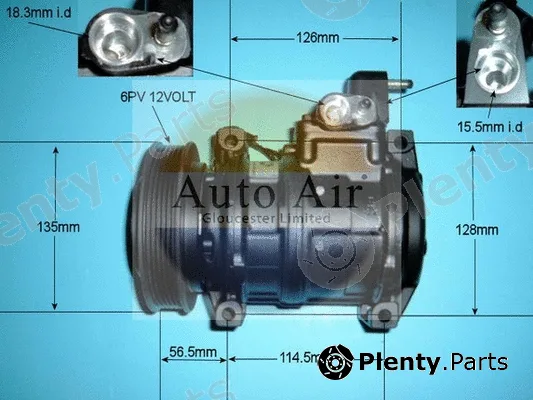 Auto Air Gloucester 14-3040R — Compressor, air conditioning