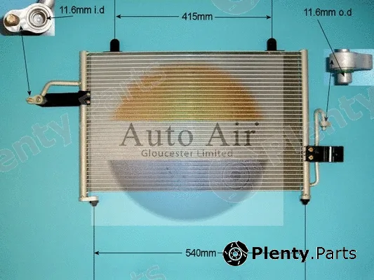 Auto Air Gloucester 16-9799 — Condenser, air conditioning
