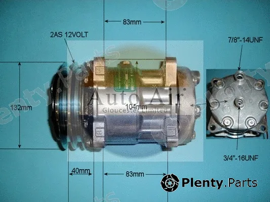 Auto Air Gloucester 14-7862 — Compressor, air conditioning