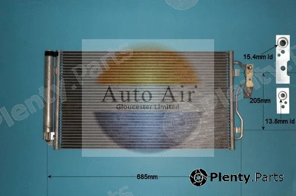 Auto Air Gloucester 16-9948 — Condenser, air conditioning