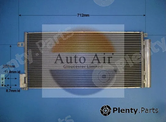 Auto Air Gloucester 16-1066 — Condenser, air conditioning