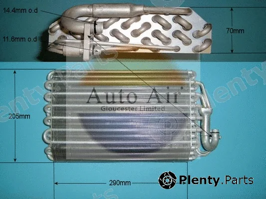 Auto Air Gloucester 21-5660 — Evaporator, air conditioning
