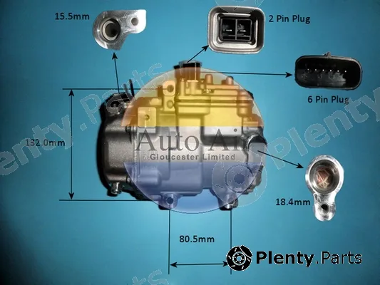 Auto Air Gloucester 14-0814 — Compressor, air conditioning