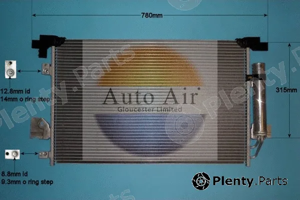 Auto Air Gloucester 16-9006 — Condenser, air conditioning