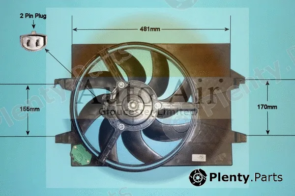 Auto Air Gloucester 05-1256 — Electric Motor, radiator fan