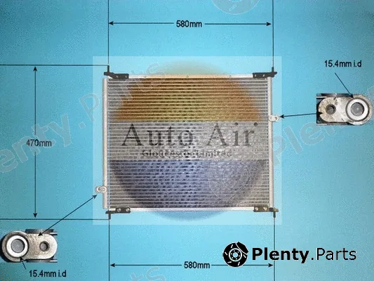 Auto Air Gloucester 16-1143 — Condenser, air conditioning