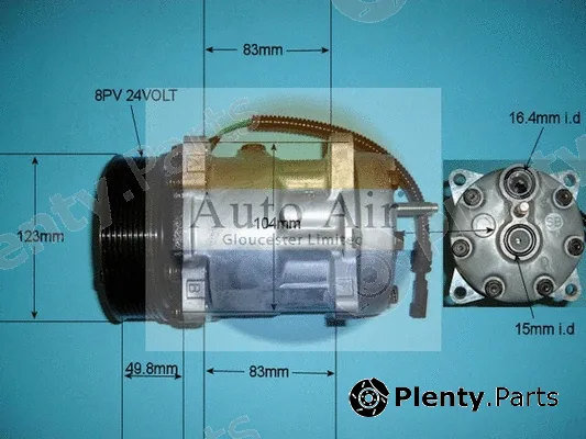 Auto Air Gloucester 14-8120 — Compressor, air conditioning