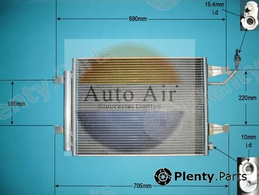 Auto Air Gloucester 16-1069 — Condenser, air conditioning