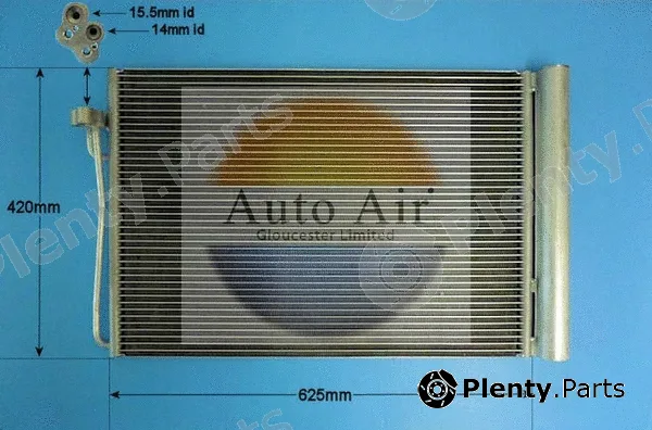 Auto Air Gloucester 16-9637 — Condenser, air conditioning