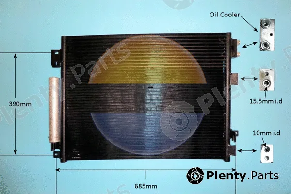 Auto Air Gloucester 16-9655 — Condenser, air conditioning