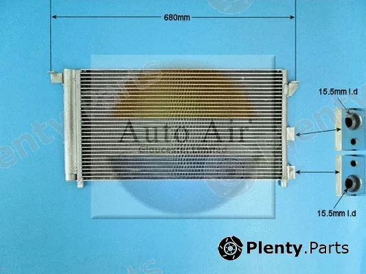 Auto Air Gloucester 16-1378 — Condenser, air conditioning