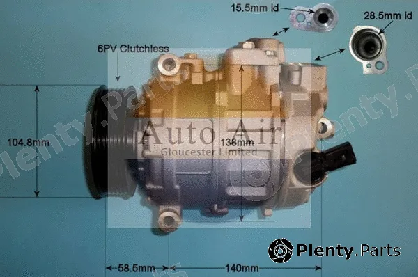 Auto Air Gloucester 14-1126P — Compressor, air conditioning