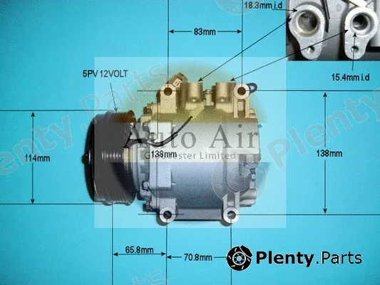 Auto Air Gloucester 14-9747P — Compressor, air conditioning