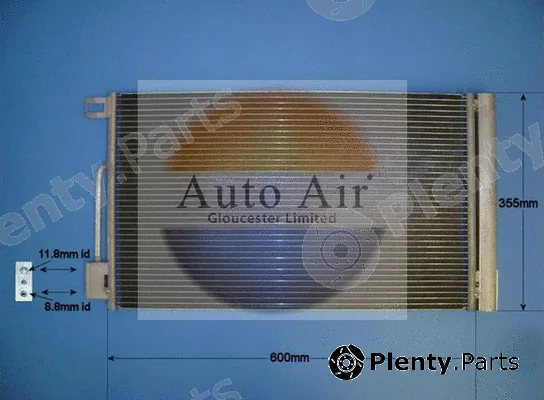 Auto Air Gloucester 16-1067 — Condenser, air conditioning