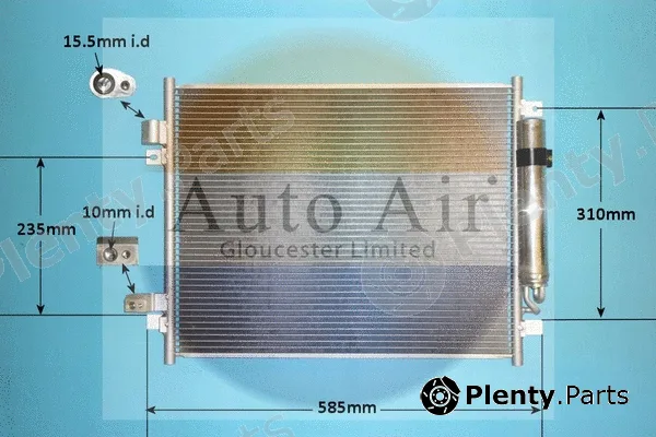 Auto Air Gloucester 16-6237 — Condenser, air conditioning