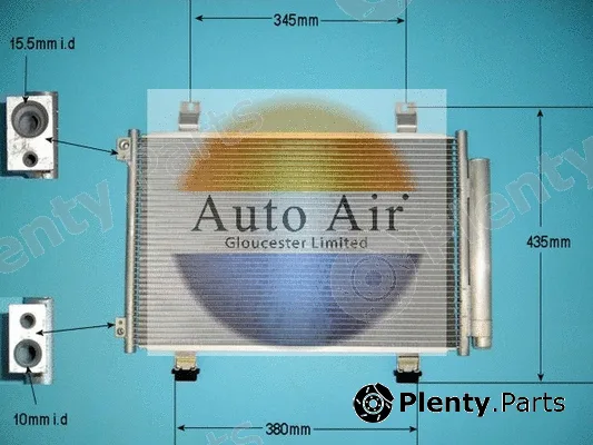 Auto Air Gloucester 16-9941 — Condenser, air conditioning