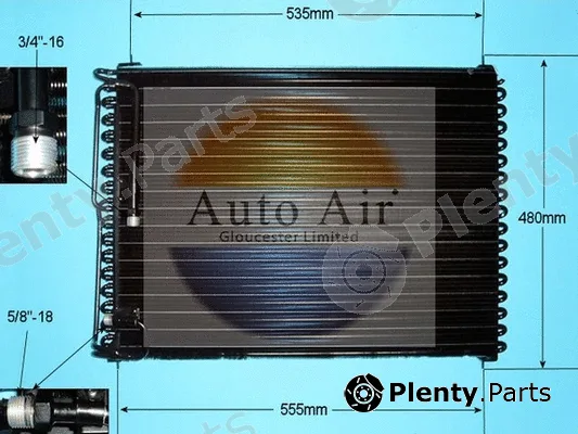 Auto Air Gloucester 16-6537 — Condenser, air conditioning