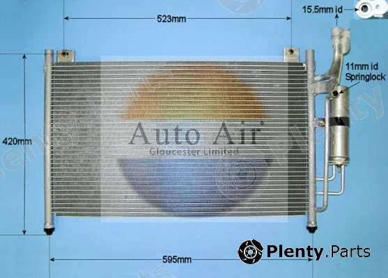 Auto Air Gloucester 16-9981 — Condenser, air conditioning