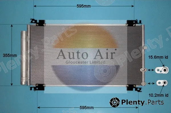 Auto Air Gloucester 16-1431 — Condenser, air conditioning