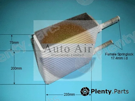 Auto Air Gloucester 21-6041 — Evaporator, air conditioning