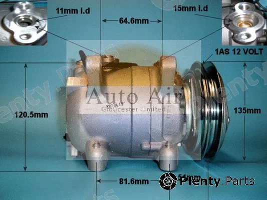 Auto Air Gloucester 14-1250 — Compressor, air conditioning