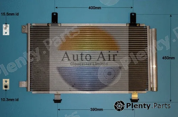 Auto Air Gloucester 16-9721 — Condenser, air conditioning