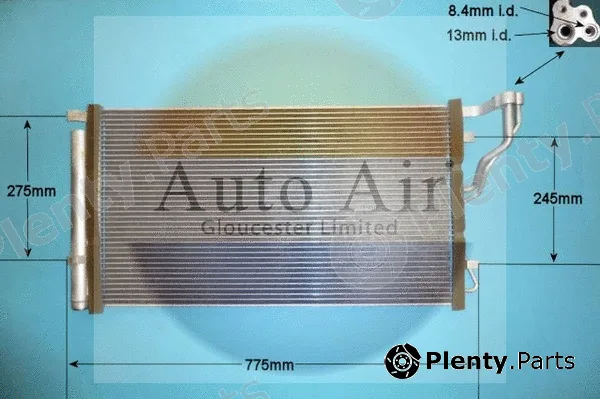 Auto Air Gloucester 16-9831 — Condenser, air conditioning