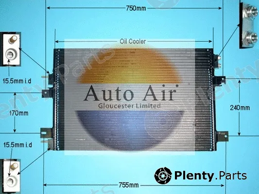 Auto Air Gloucester 16-6221 — Condenser, air conditioning