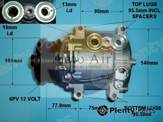 Auto Air Gloucester 14-1006 — Compressor, air conditioning