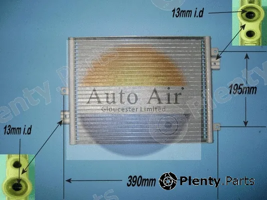 Auto Air Gloucester 16-1264 — Condenser, air conditioning