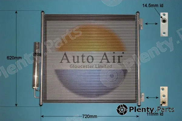 Auto Air Gloucester 16-1438 — Condenser, air conditioning