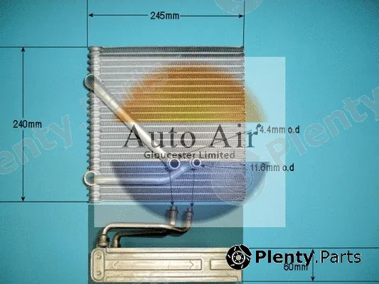 Auto Air Gloucester 21-5624 — Evaporator, air conditioning