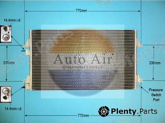 Auto Air Gloucester 16-1282 — Condenser, air conditioning