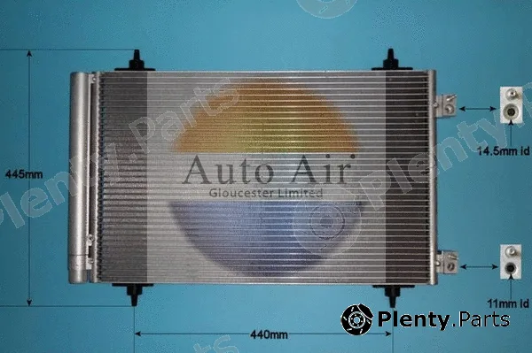 Auto Air Gloucester 16-9642 — Condenser, air conditioning