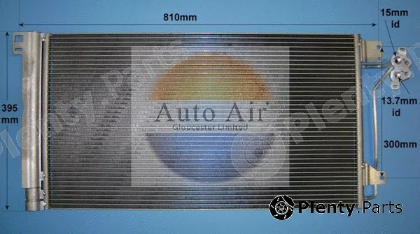 Auto Air Gloucester 16-9964A — Condenser, air conditioning