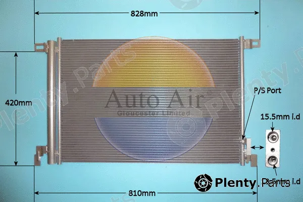 Auto Air Gloucester 16-0057 — Condenser, air conditioning