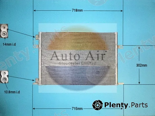 Auto Air Gloucester 16-1263 — Condenser, air conditioning