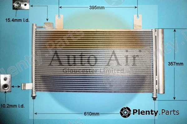 Auto Air Gloucester 16-9987 — Condenser, air conditioning